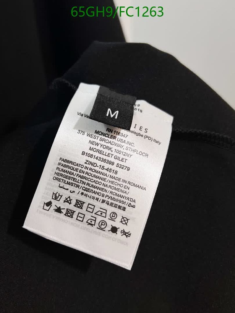 Moncler-Clothing Code: FC1263 $: 65USD