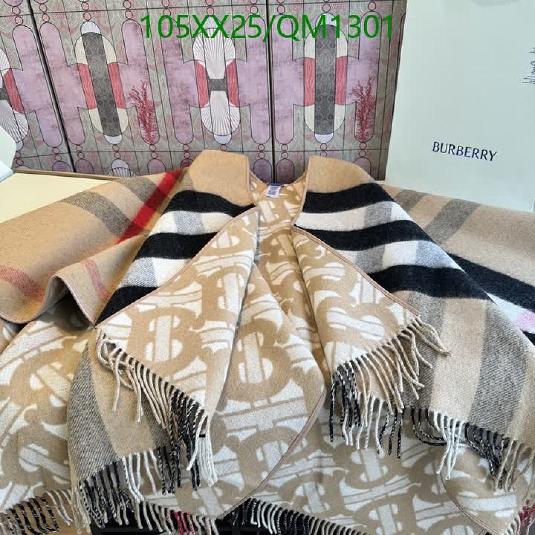 Burberry-Scarves Code: QM1301 $: 105USD