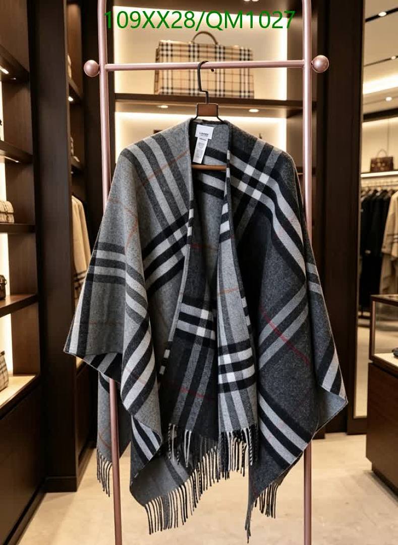 Burberry-Scarves Code: QM1027 $: 109USD