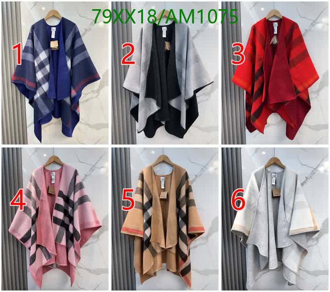 Burberry-Scarves Code: AM1075 $: 79USD