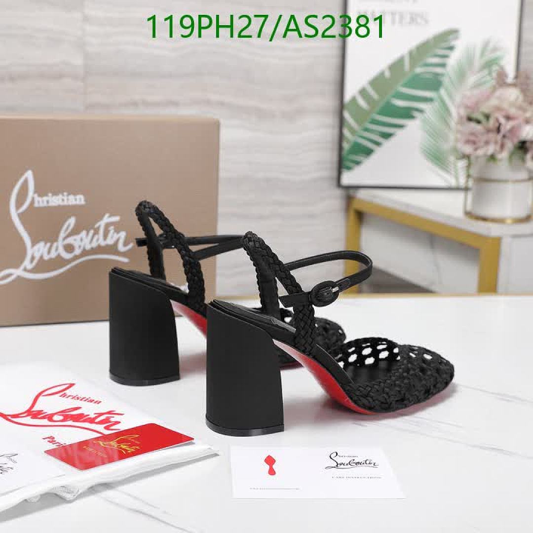 Christian Louboutin-Women Shoes Code: AS2381 $: 119USD