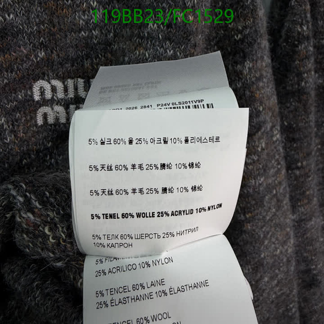 Miu Miu-Clothing Code: FC1529 $: 119USD