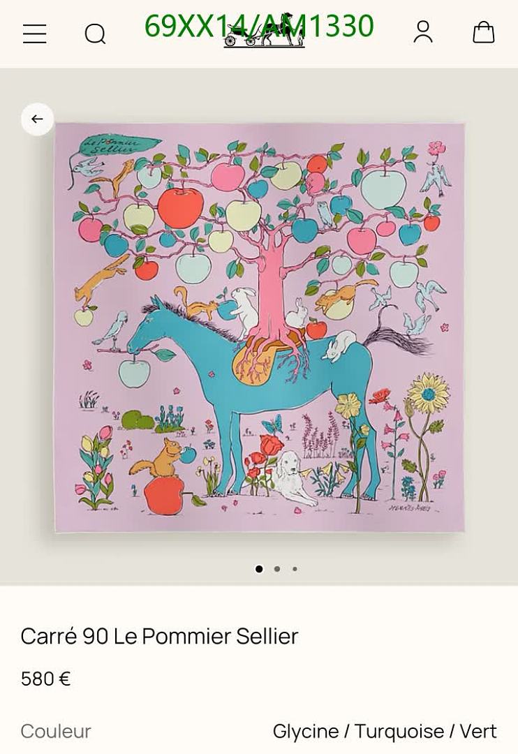 Hermes-Scarves Code: AM1330 $: 69USD