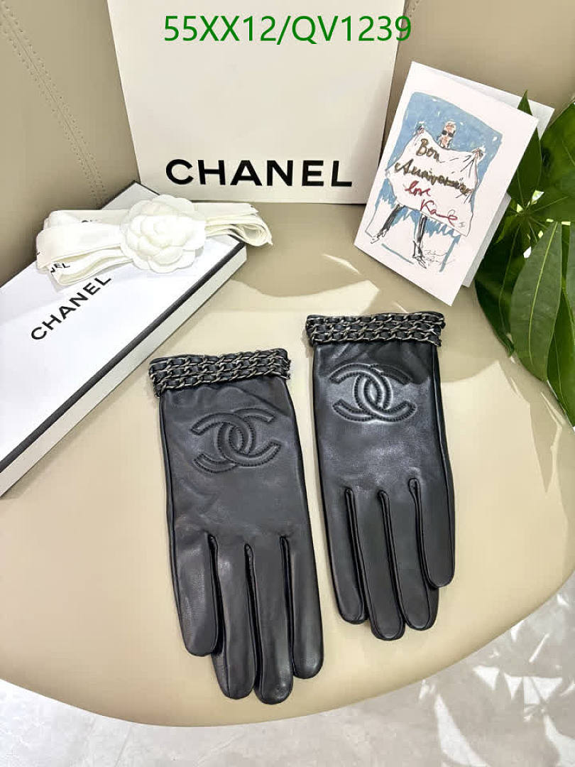 Chanel-Gloves Code: QV1239 $: 55USD