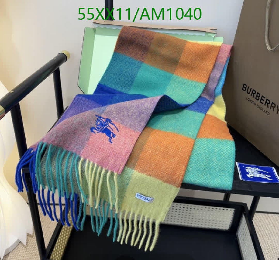 Burberry-Scarves Code: AM1040 $: 55USD
