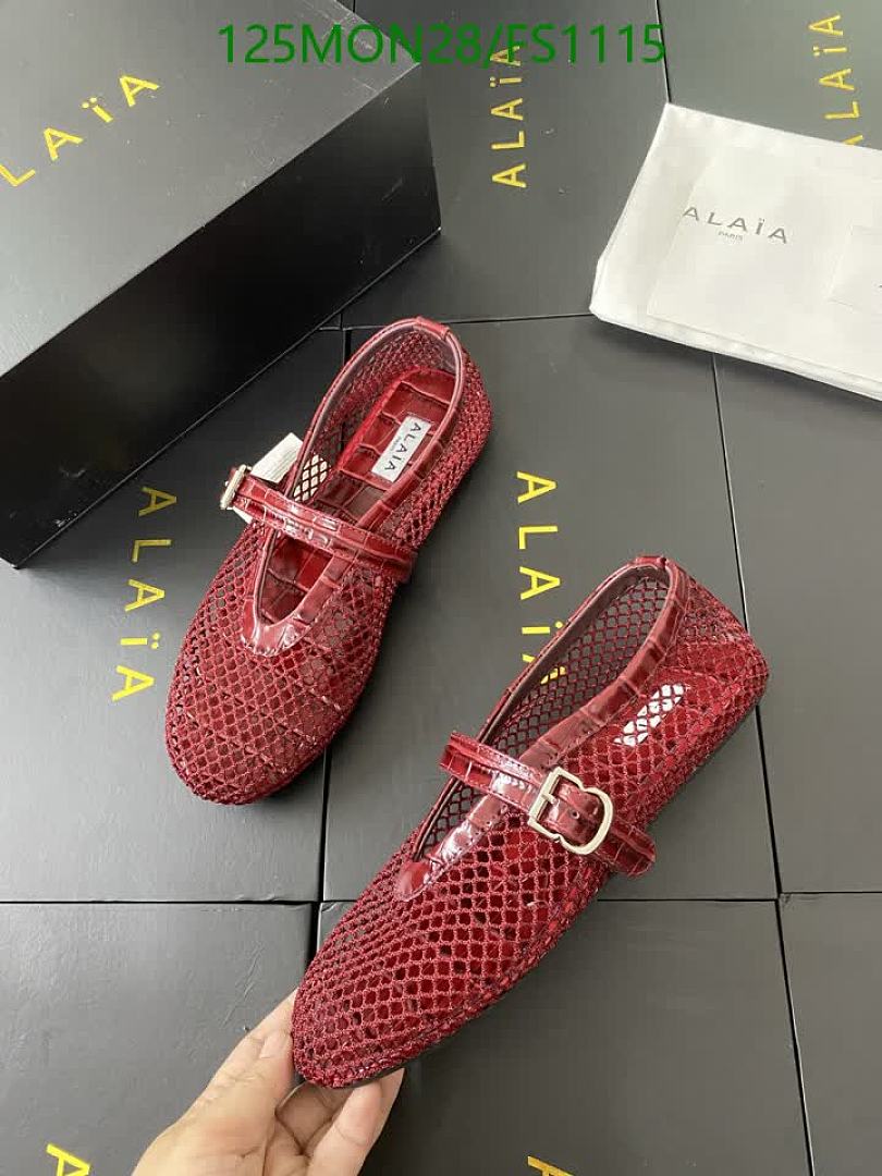 Alaia-Women Shoes Code: FS1115 $: 125USD
