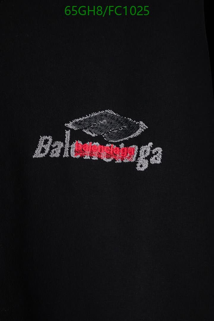 Balenciaga-Clothing Code: FC1025 $: 65USD