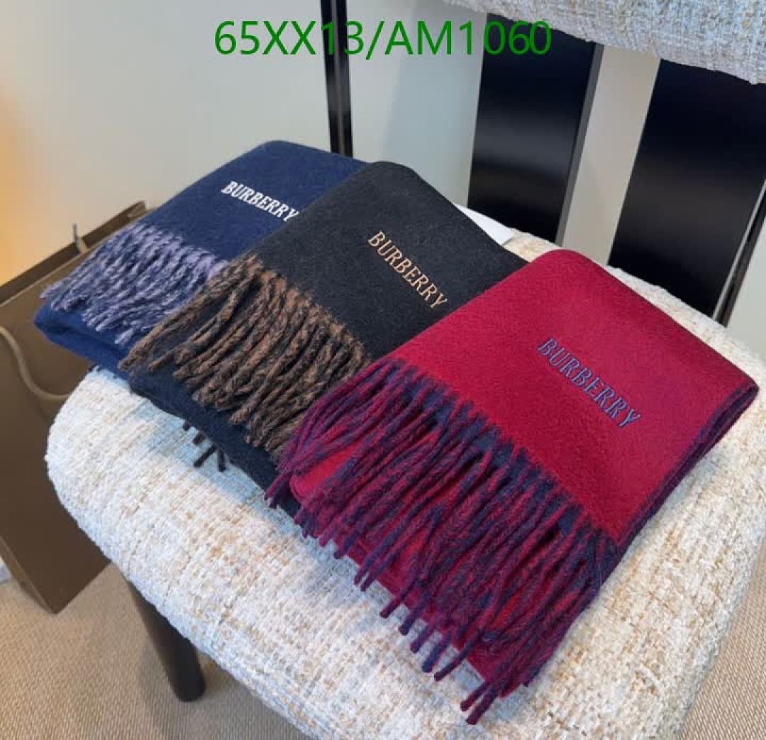 Burberry-Scarves Code: AM1060 $: 65USD