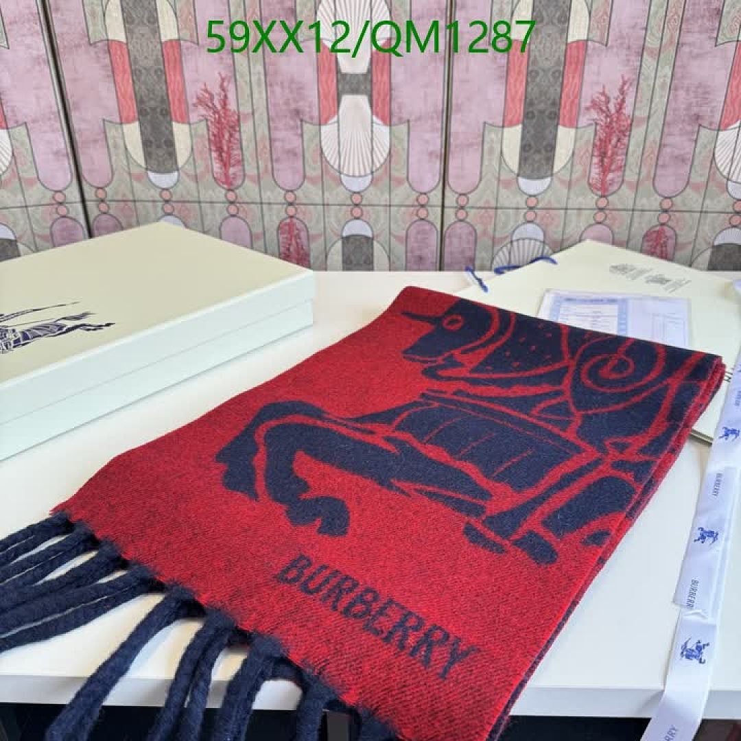 Burberry-Scarves Code: QM1287 $: 59USD