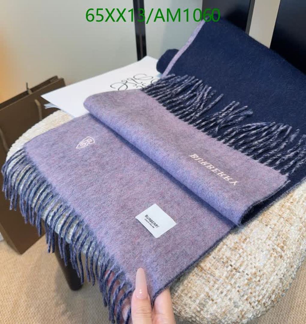 Burberry-Scarves Code: AM1060 $: 65USD