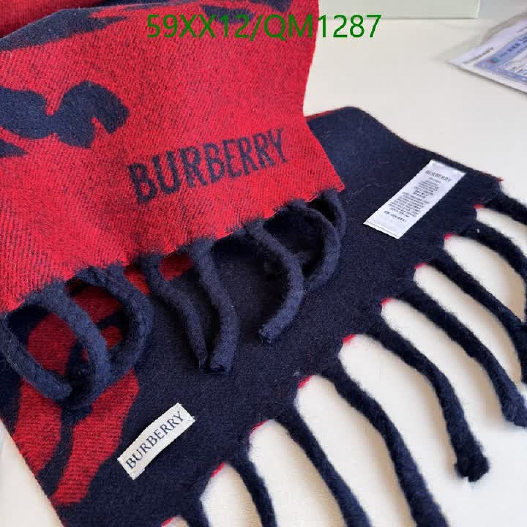 Burberry-Scarves Code: QM1287 $: 59USD