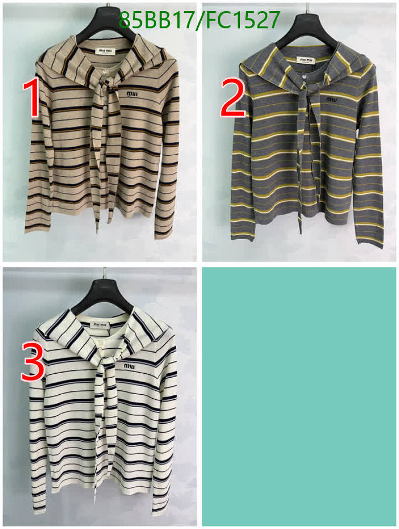 Miu Miu-Clothing Code: FC1527 $: 85USD