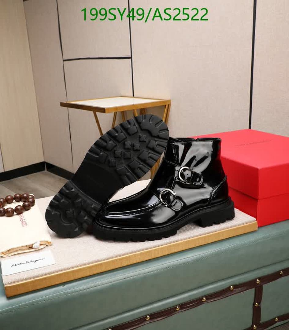 Ferragamo-Men shoes Code: AS2522 $: 199USD