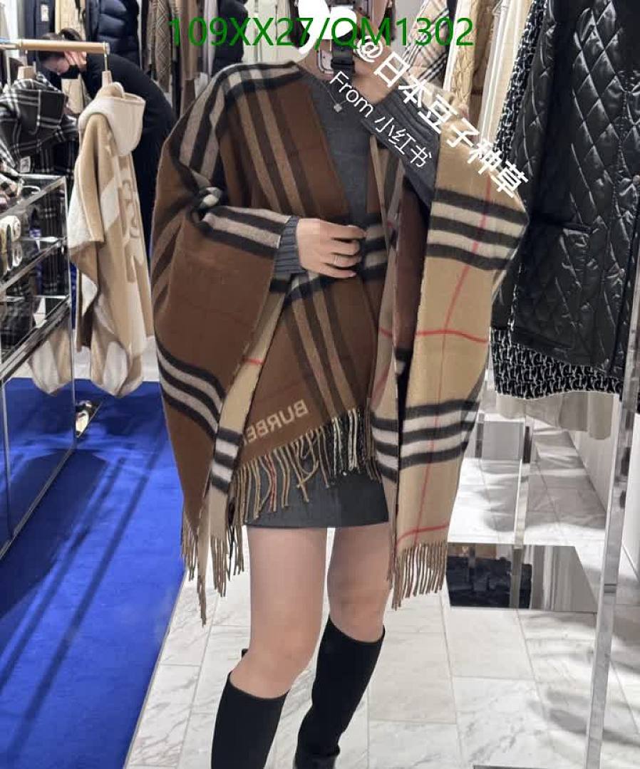 Burberry-Scarves Code: QM1302 $: 109USD