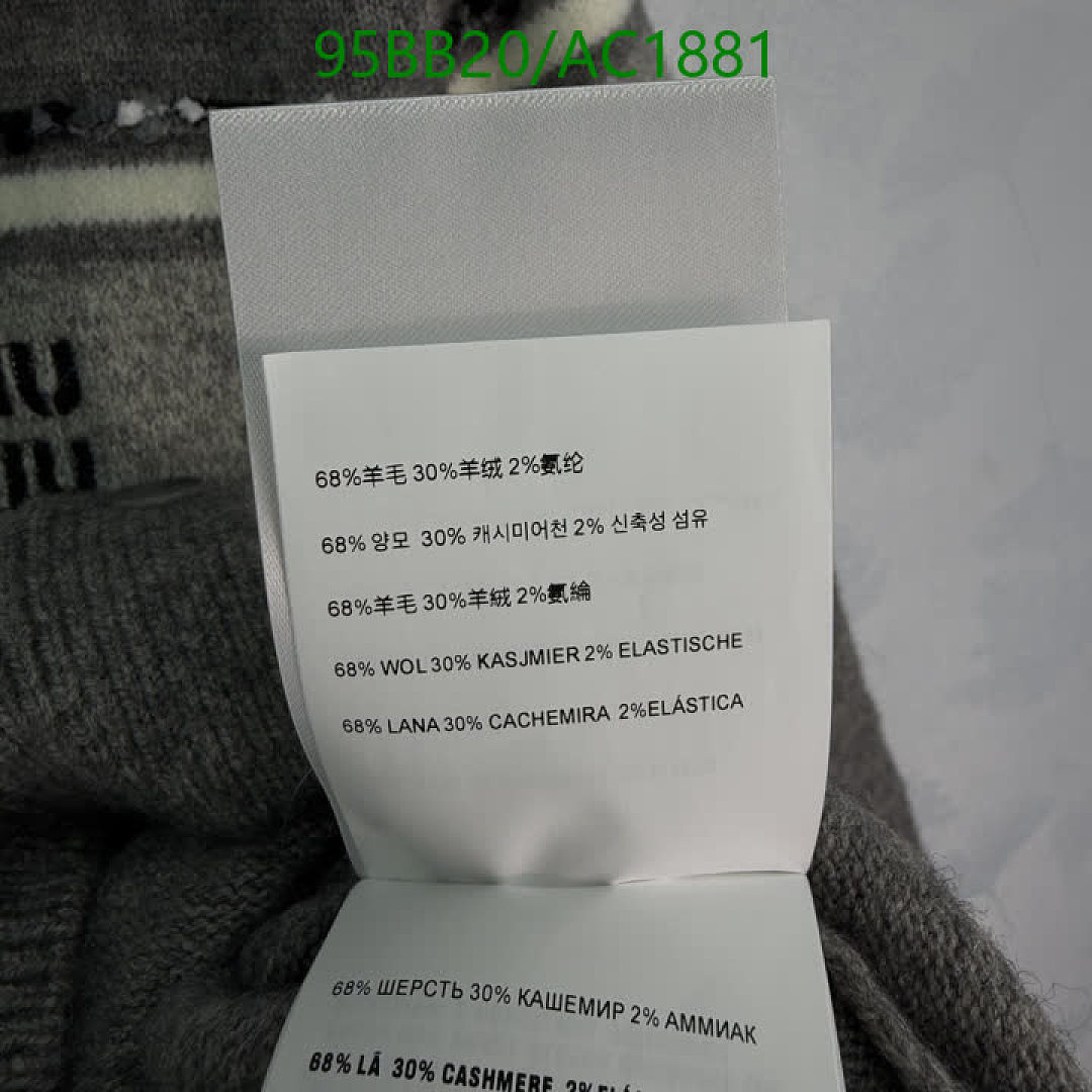 Miu Miu-Clothing Code: AC1881 $: 95USD