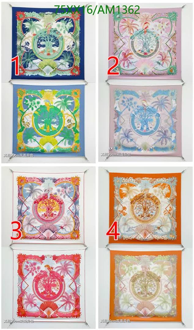 Hermes-Scarves Code: AM1362 $: 75USD