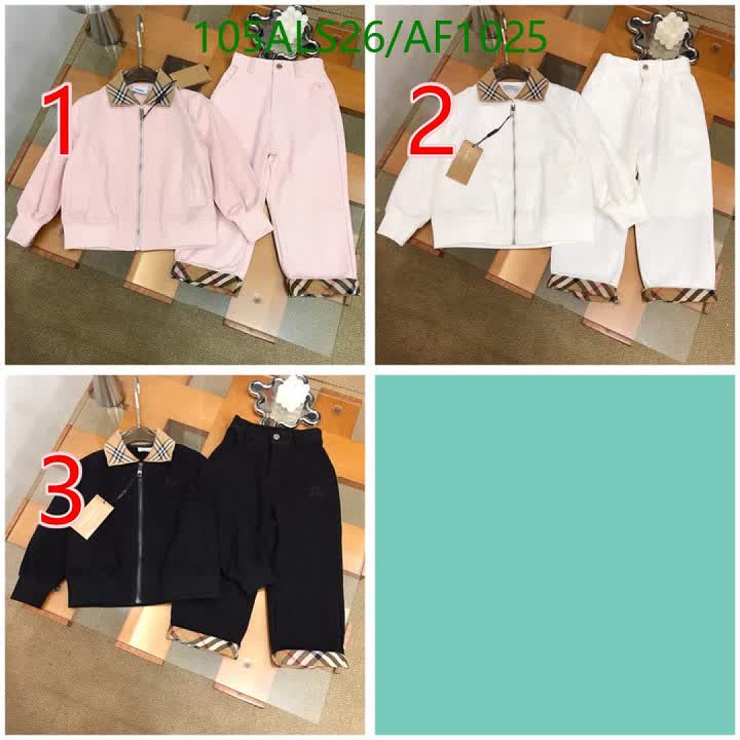 Burberry-Clothing（Kids） Code: AF1025 $: 105USD