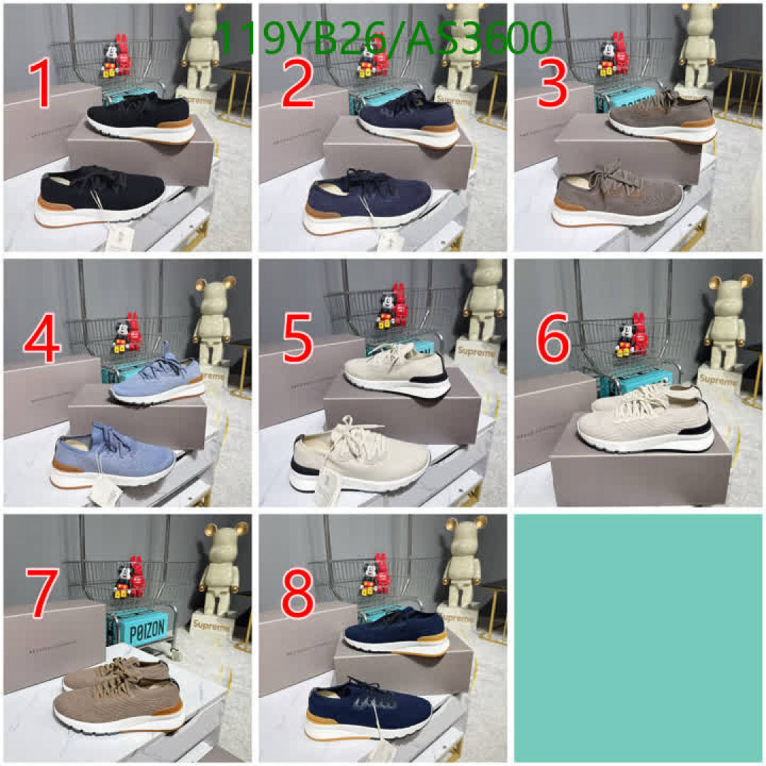 Brunello Cucinelli-Men shoes Code: AS3600 $: 119USD