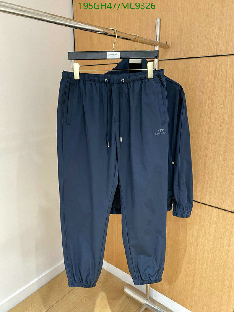 Balenciaga-Clothing Code: MC9326 $: 195USD