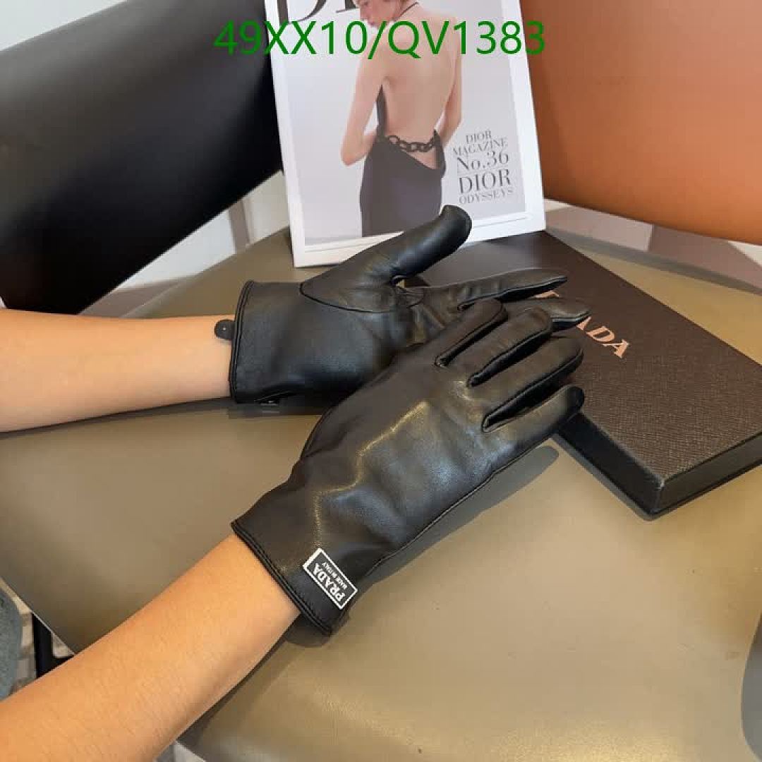 Prada-Gloves Code: QV1383 $: 49USD