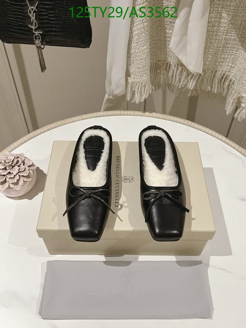 Brunello Cucinelli-Women Shoes Code: AS3562 $: 125USD