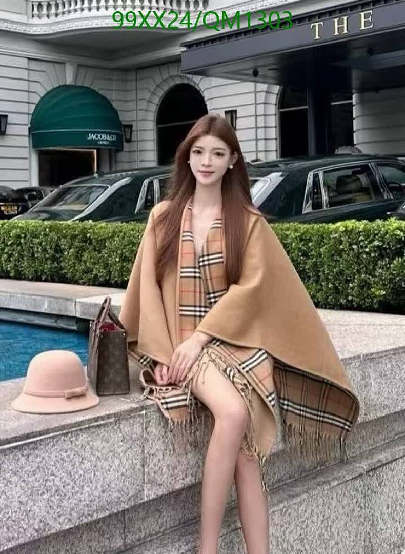 Burberry-Scarves Code: QM1303 $: 99USD