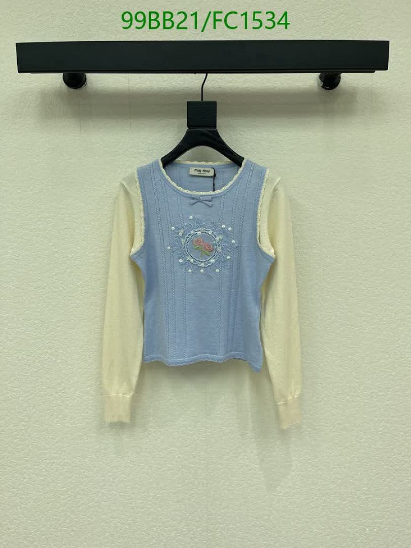 Miu Miu-Clothing Code: FC1534 $: 99USD