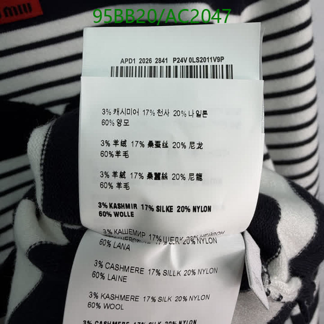 Miu Miu-Clothing Code: AC2047 $: 95USD