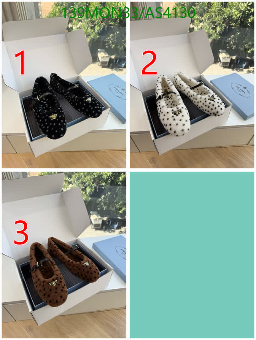 Prada-Women Shoes Code: AS4130 $: 139USD