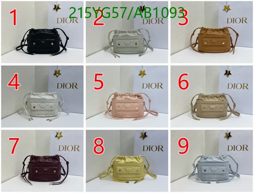 Dior-BagsMirror Quality Code: AB1093 $: 215USD