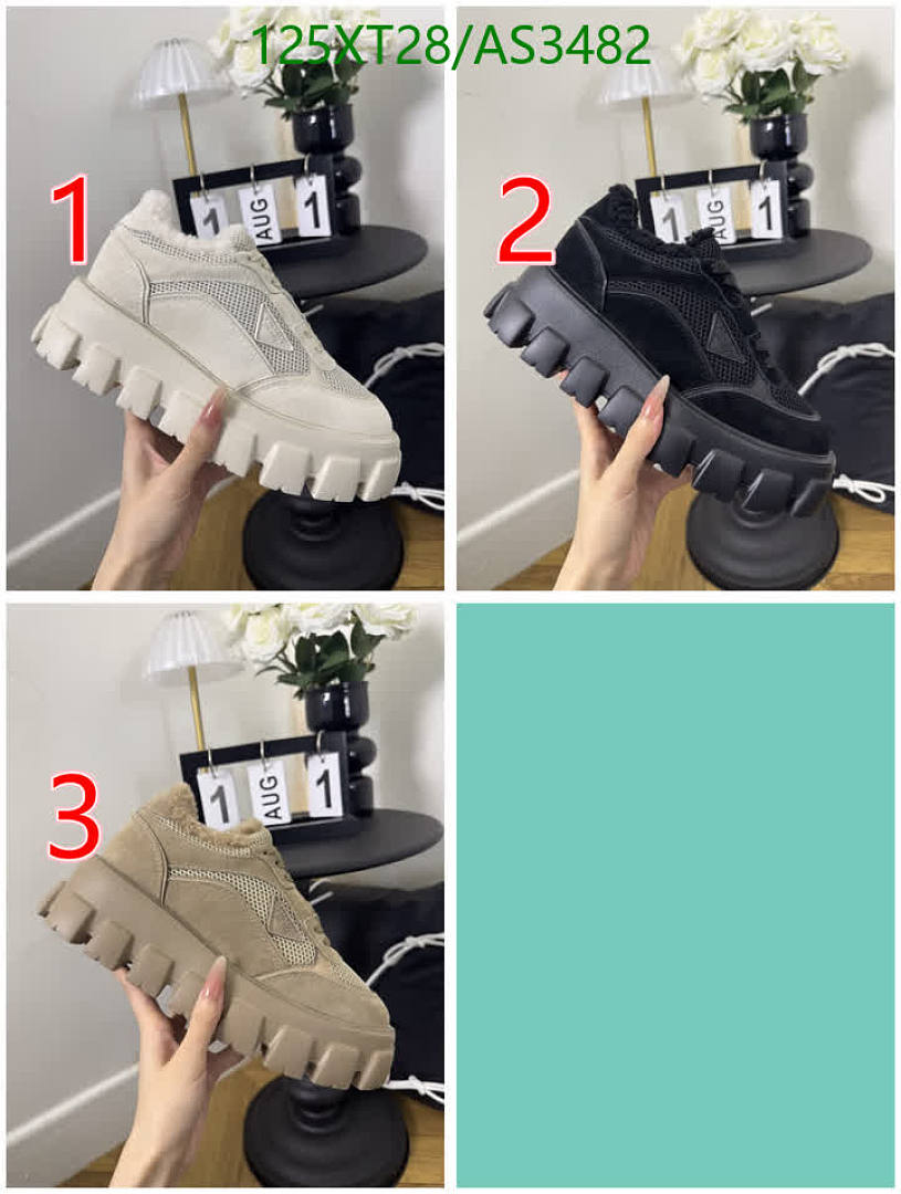 Prada-Women Shoes Code: AS3482 $: 125USD