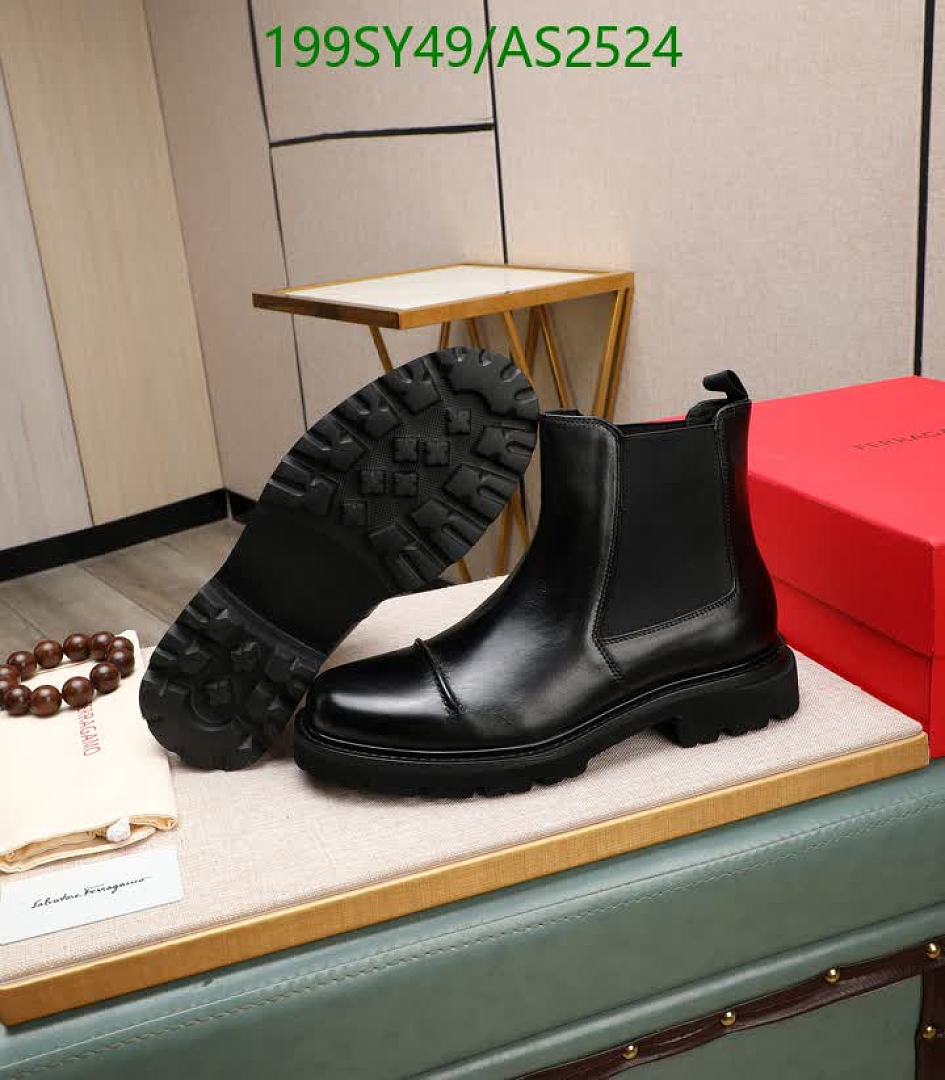 Ferragamo-Men shoes Code: AS2524 $: 199USD