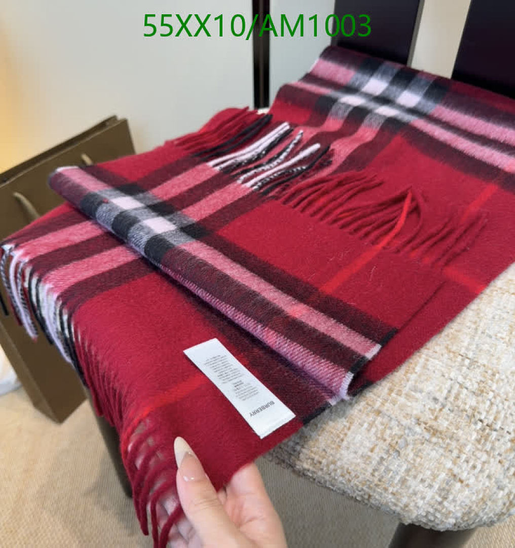 Burberry-Scarves Code: AM1003 $: 55USD