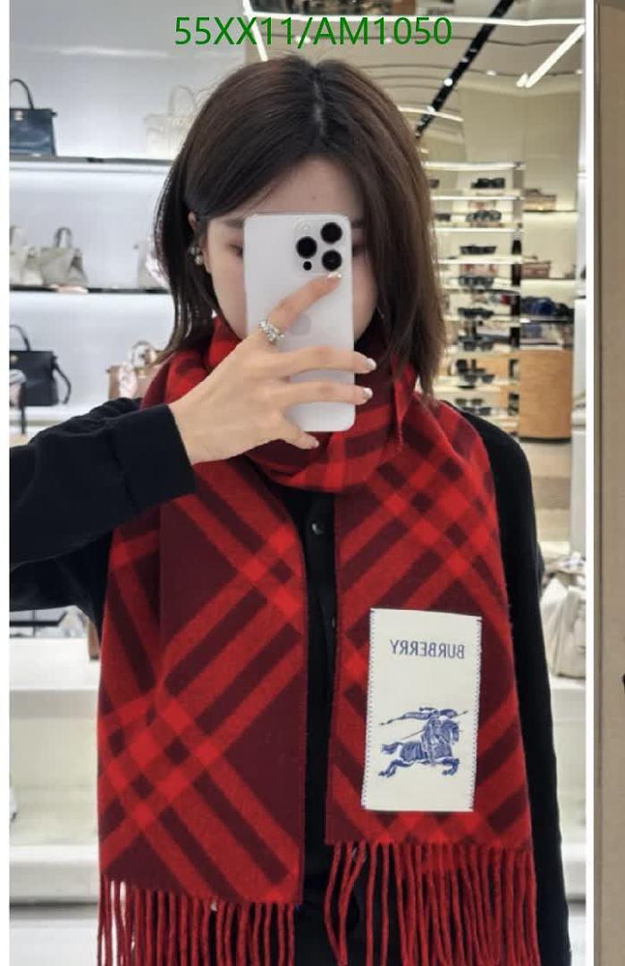 Burberry-Scarves Code: AM1050 $: 55USD