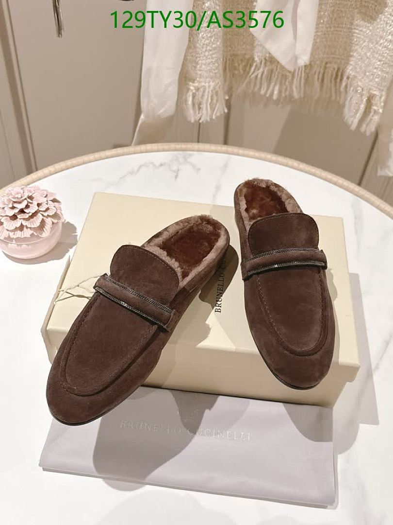 Brunello Cucinelli-Women Shoes Code: AS3576 $: 129USD