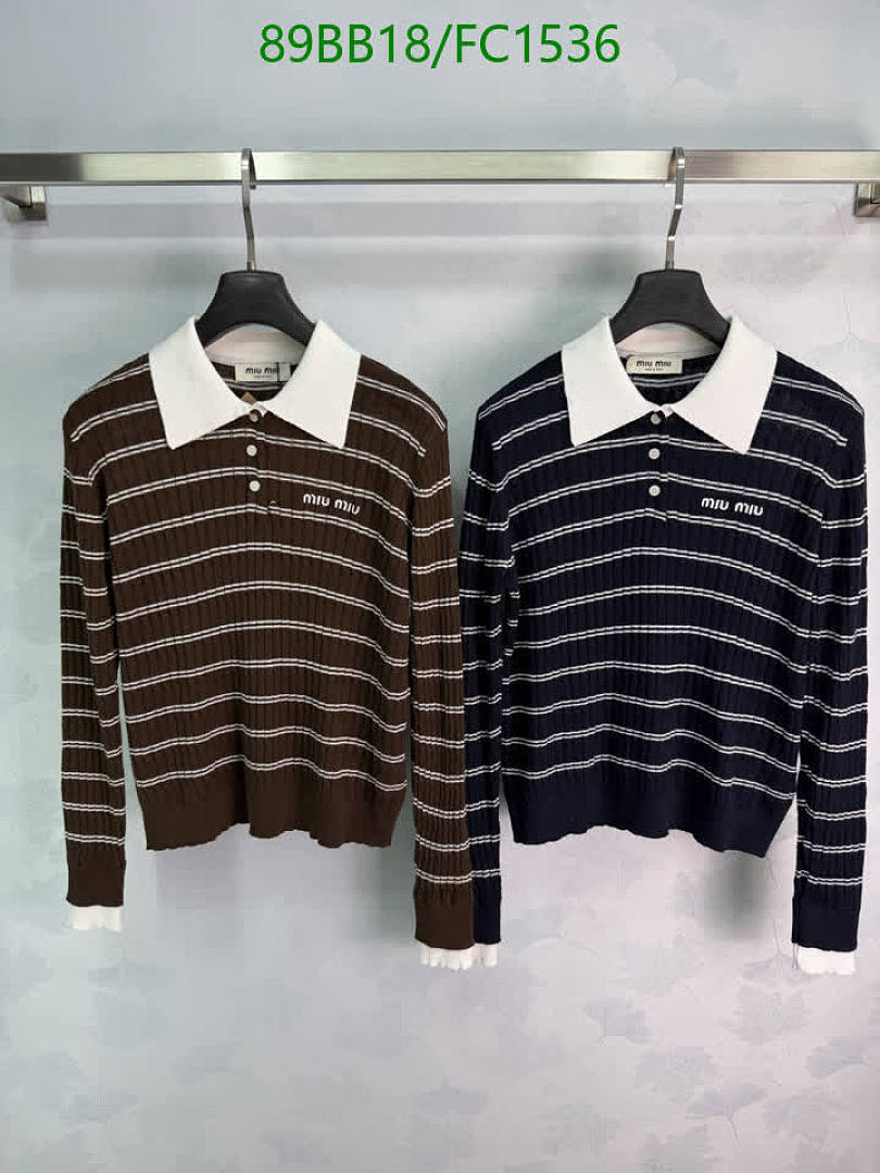 Miu Miu-Clothing Code: FC1536 $: 89USD