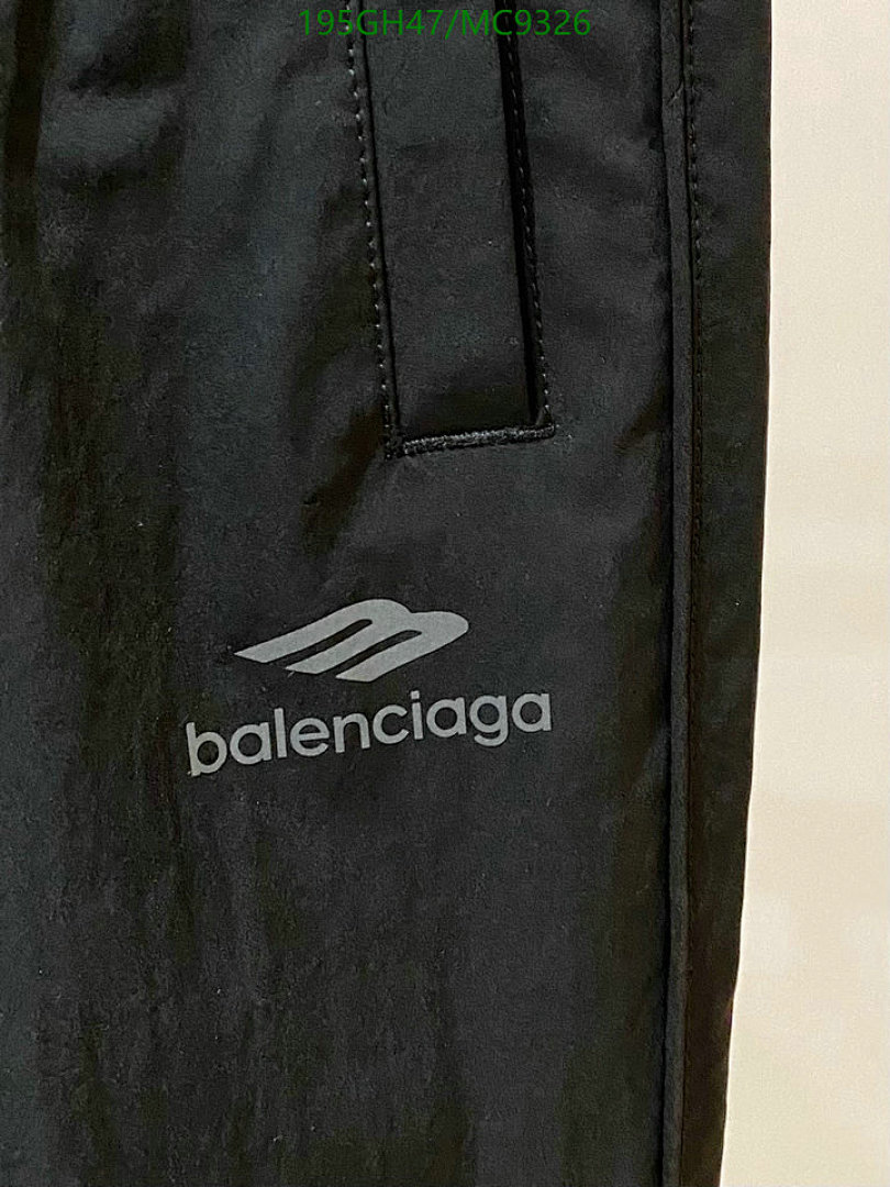 Balenciaga-Clothing Code: MC9326 $: 195USD