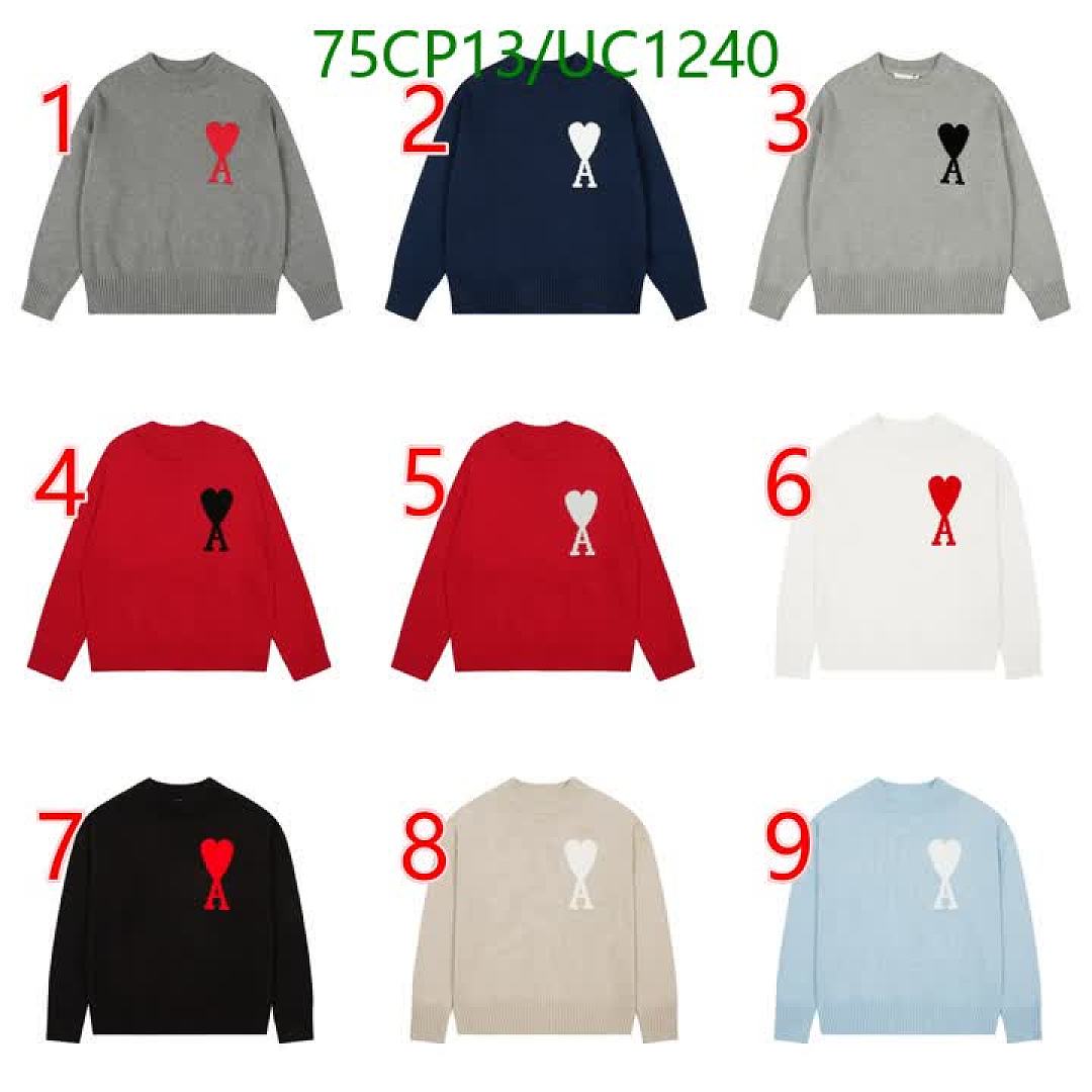 AMI-Clothing Code: UC1240 $: 75USD