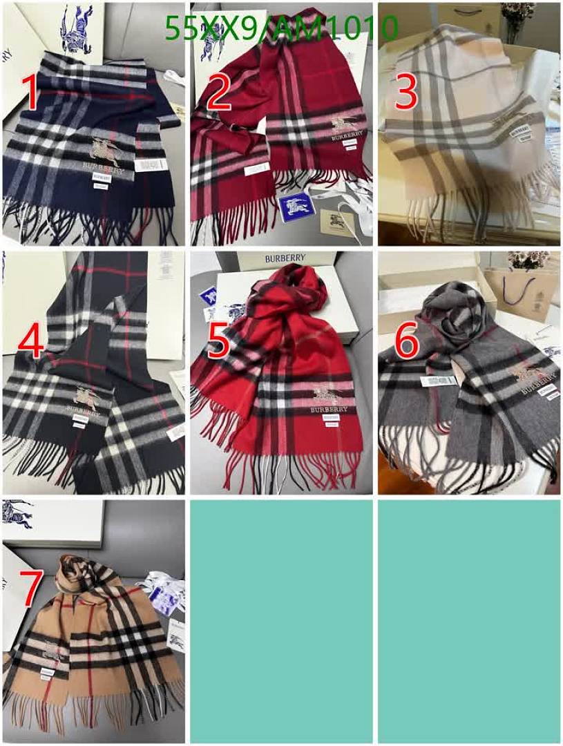 Burberry-Scarves Code: AM1010 $: 55USD