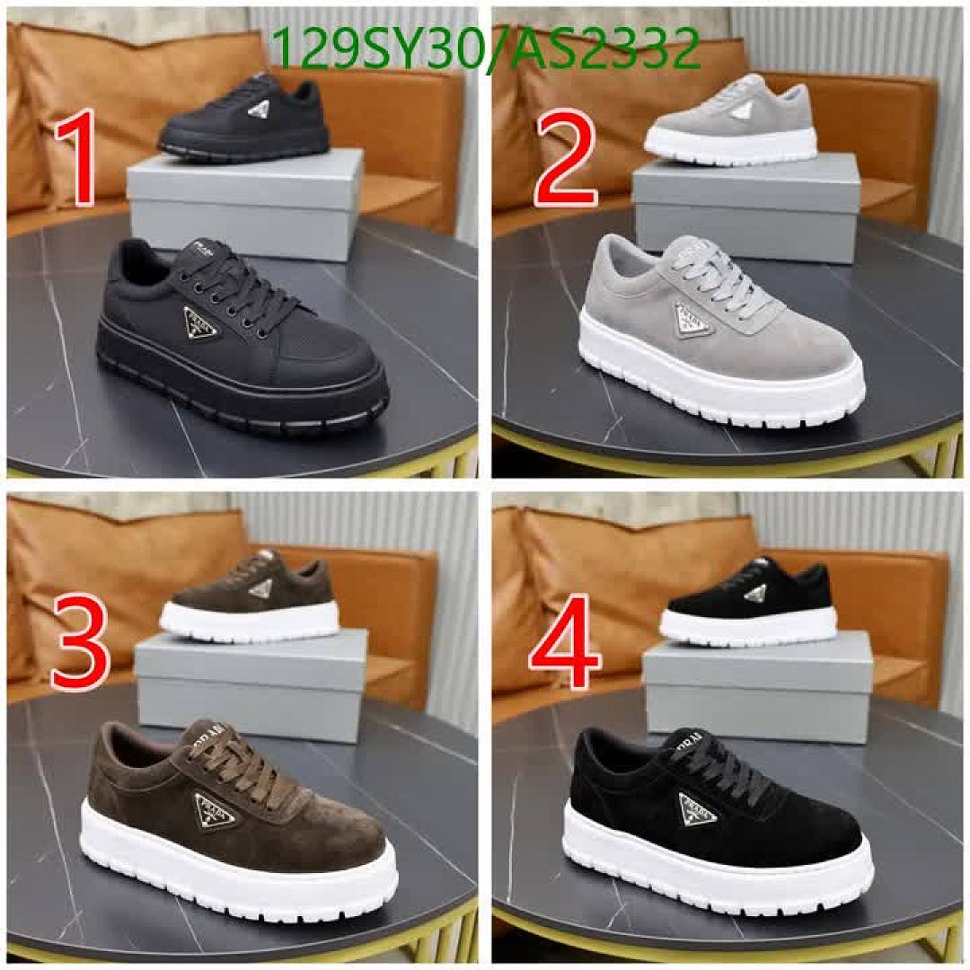 Prada-Men shoes Code: AS2332 $: 129USD