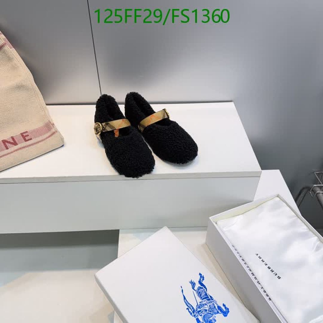 Burberry-Women Shoes Code: FS1360 $: 125USD