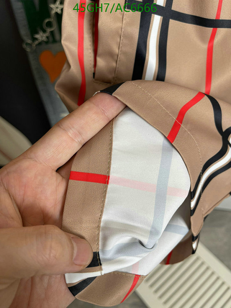 Burberry-Clothing Code: AC6666 $: 45USD