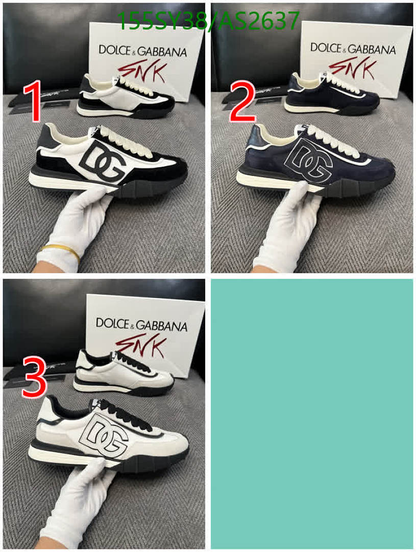 D&G-Men shoes Code: AS2637 $: 155USD