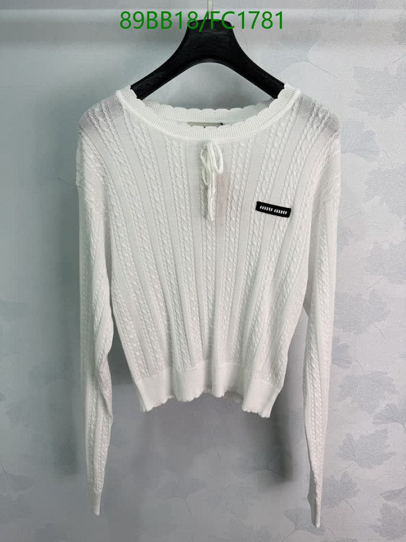 Miu Miu-Clothing Code: FC1781 $: 89USD
