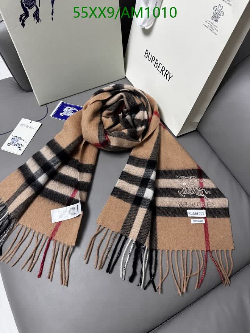 Burberry-Scarves Code: AM1010 $: 55USD