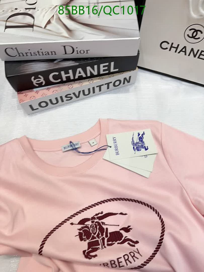 Burberry-Clothing Code: QC1017 $: 85USD