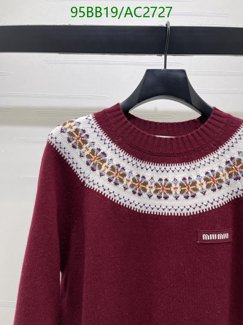 Miu Miu-Clothing Code: AC2727 $: 95USD