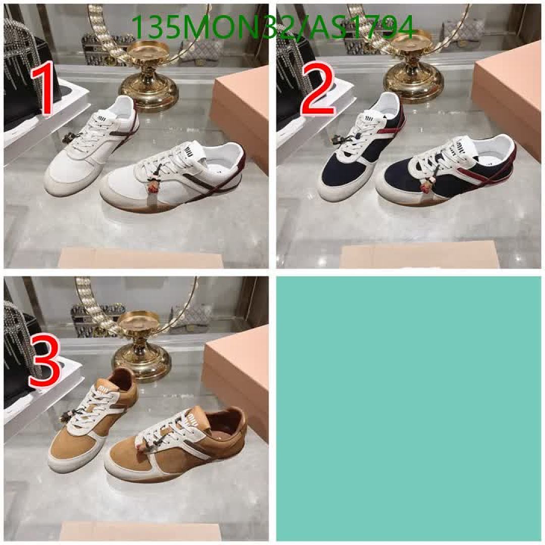 Miu Miu-Women Shoes Code: AS1794 $: 135USD