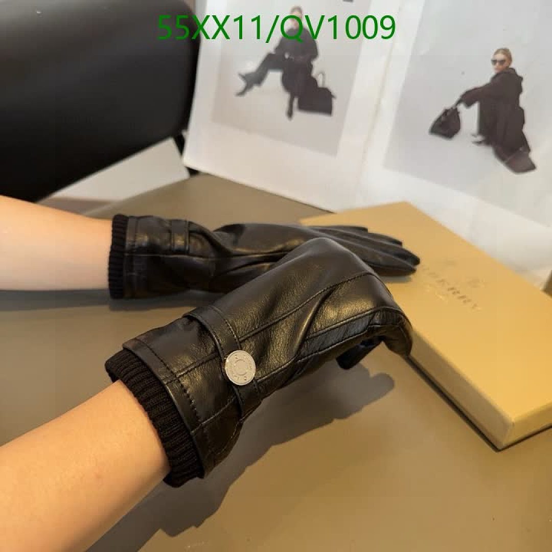 Burberry-Gloves Code: QV1009 $: 55USD