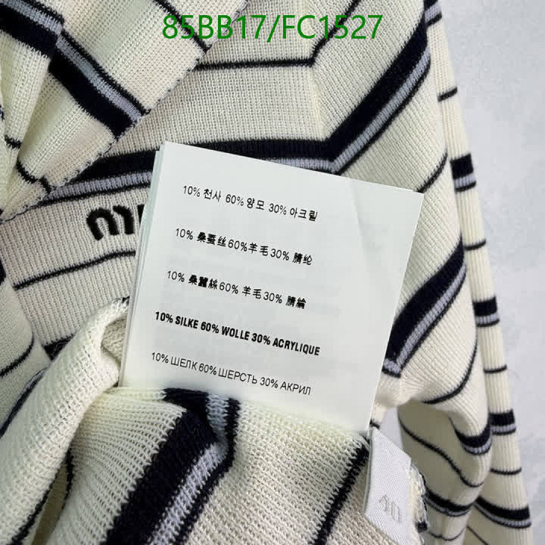 Miu Miu-Clothing Code: FC1527 $: 85USD
